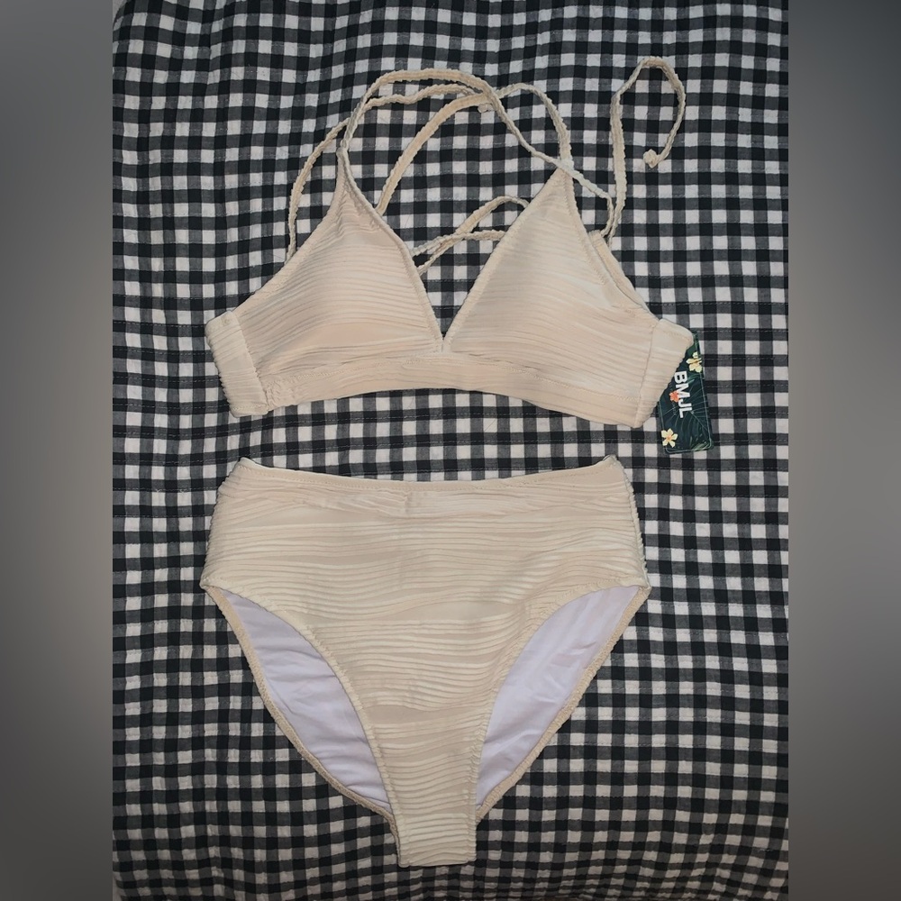 Elegant Beige Bikini Set